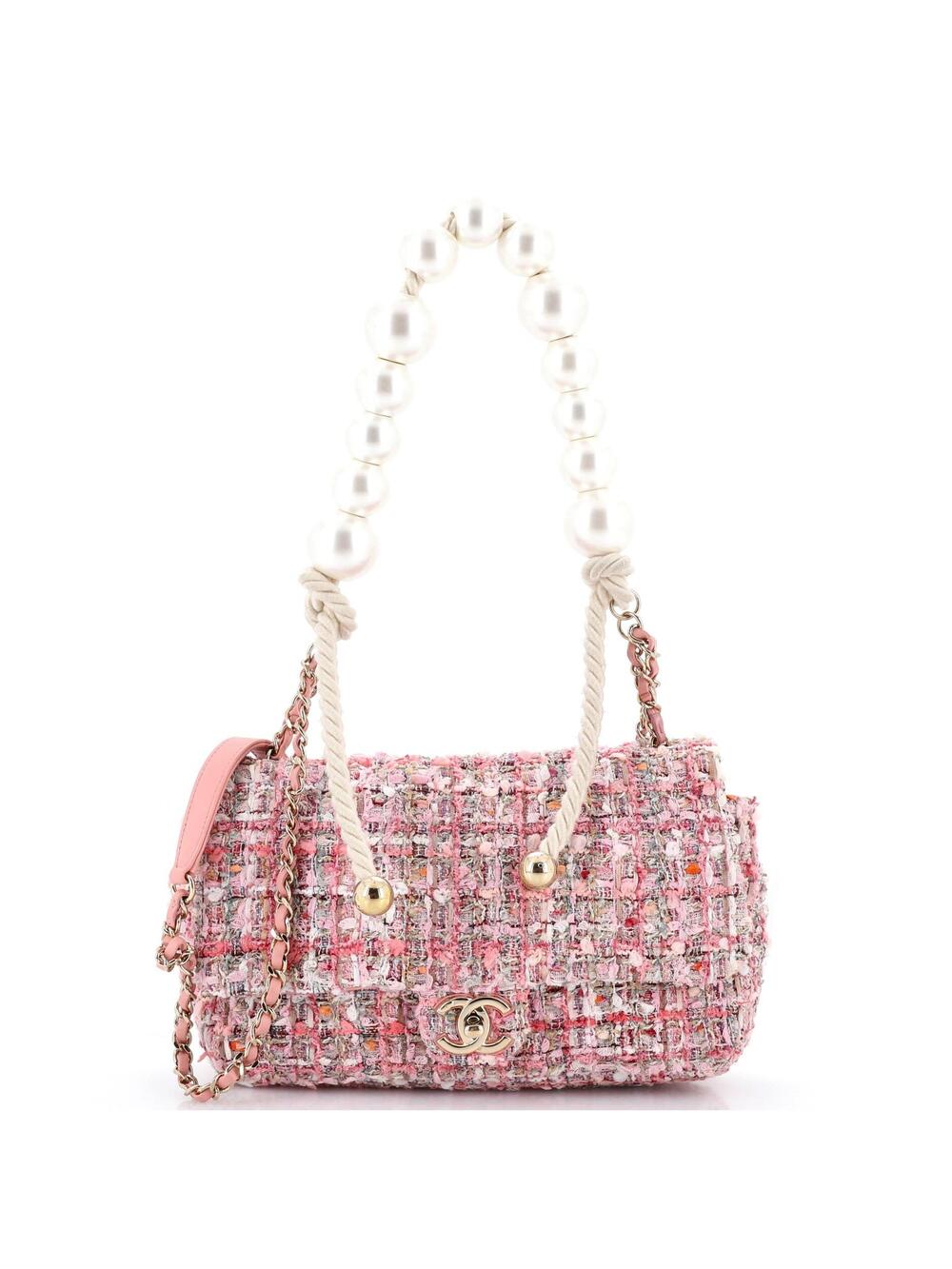 Chanel Pearl Handle Flap Bag Quilted #308162C49B